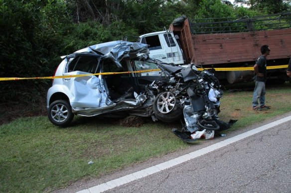 Mangsa meninggal dunia di tempat kejadian