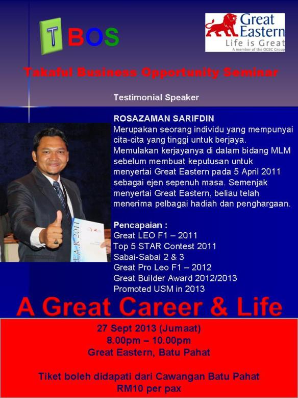 TBOS Rosazaman 27 Sept 2013